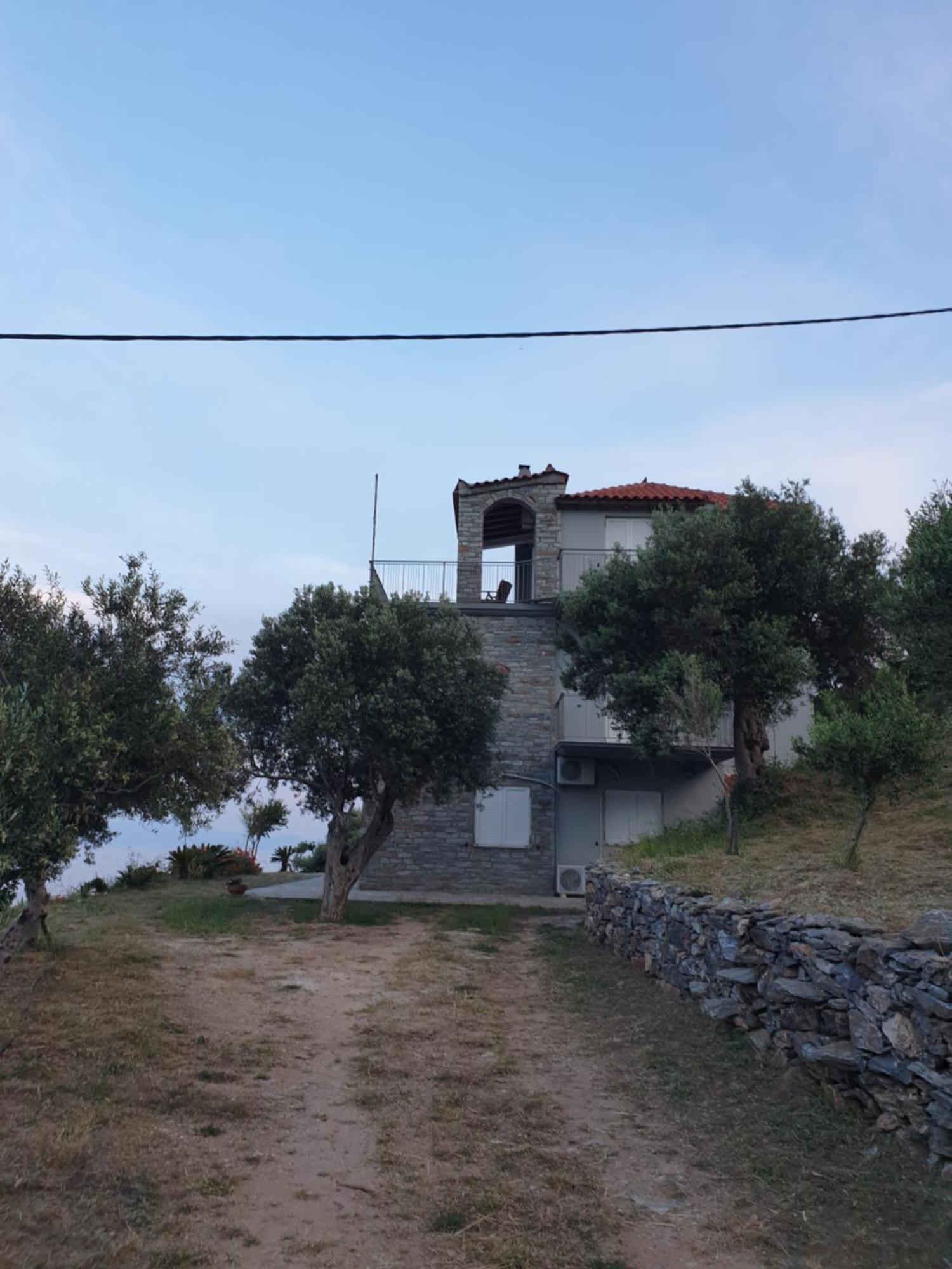 Villa Aegean Balcony Akhladherí Værelse billede